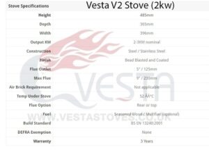 Vesta V2 Spec Sheet