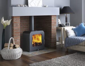 12kw Woodburning Stove in Charcoal
